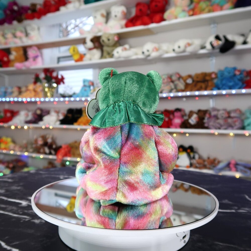 TY Beanie Baby - May Birthday‎ Bear (With Ruffles) | MWMT Mint Tags | Retired - Picture 8 of 16